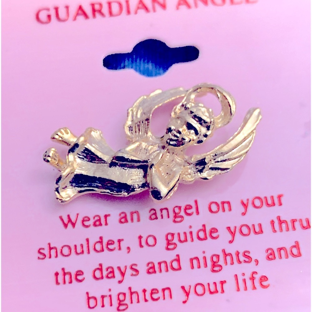 VTG Gold Angel Pin» Wear Angel 4 Protection, Guidance, & To Brighten Up Ur Life